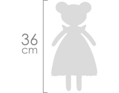 DeCuevas Plyšová panenka Niza 36 cm