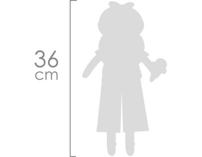 DeCuevas Plyšová panenka Sweet 36 cm