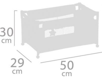 DeCuevas Cestovní postýlka pro panenky Pipo