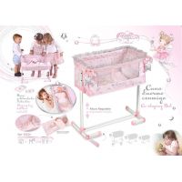 DeCuevas Novorozenecká postýlka pro panenky s funkcí společného spaní Magic Maria 2020 2