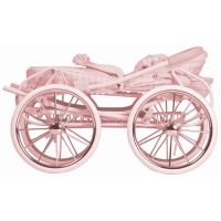 DeCuevas Skládací kočárek pro panenky s taškou Funny růžový 81 cm 5