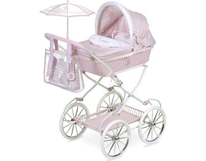 DeCuevas Skládací kočárek pro panenky s taškou a doplňky Niza - 81 cm - Poškozený obal