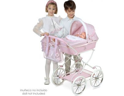 DeCuevas Skládací kočárek pro panenky s taškou a doplňky Niza - 81 cm - Poškozený obal