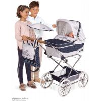 DeCuevas 82037 Skládací kočárek pro panenky REBORN se slunečníkem a doplňky TOP Collection 2020 - 90 cm  - Poškozený obal 3