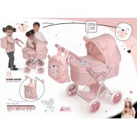 DeCuevas Skládací kočárek pro panenky s batůžkem Little Pet 2020 60 cm 2