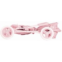 DeCuevas Skládací kočárek pro panenky s taškou Funny růžový 60 cm 5