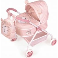 DeCuevas Můj první kočárek pro panenky s batůžkem Little Pet 2020 - 56 cm DeCuevas Můj první kočárek pro panenky s batůžkem Little Pet 2020 - 56 cm