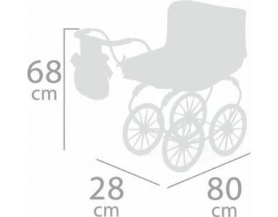 DeCuevas Kočárek pro panenky hluboký Martina 2020