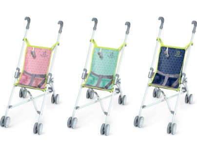 DeCuevas Skládací kočárek pro panenky golfové hole modré 56 cm