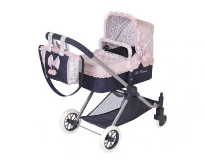 DeCuevas Kočárek pro panenky 3v1 Classic Romantic 2017-V