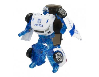 HM Studio Deformation Modely autíček 2v1 modely 1:64 Policie modrá