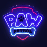 Forever Dekorativní LED neon Tlapková patrola Logo 2