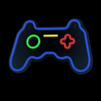 Forever Dekorativní Plexi Led neon Gamepad multicolor 2