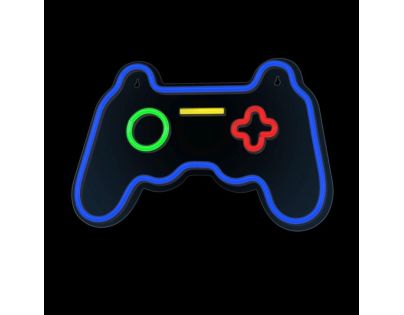 Forever Dekorativní Plexi Led neon Gamepad multicolor