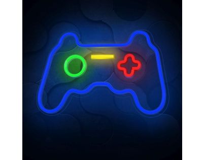 Forever Dekorativní Plexi Led neon Gamepad multicolor