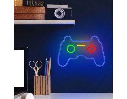 Forever Dekorativní Plexi Led neon Gamepad multicolor