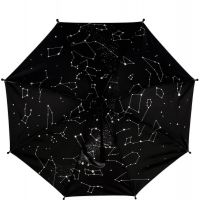 Teddies Deštník hvězdná obloha vystřelovací 70 cm 3