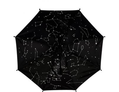 Teddies Deštník hvězdná obloha vystřelovací 70 cm