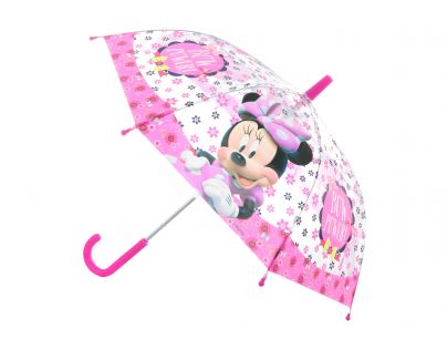 Deštník Minnie průhledný manuální
