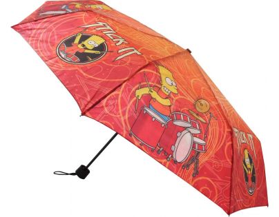 Deštník Simpsonovi skládací červený