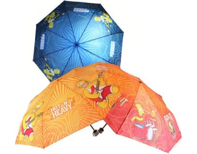 Deštník Simpsonovi skládací červený