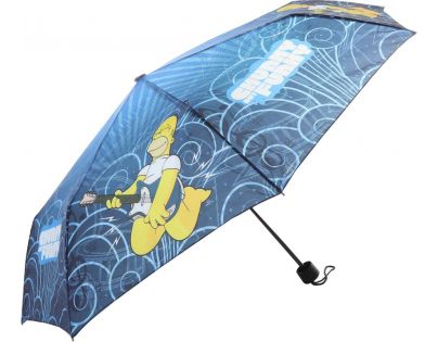 Deštník Simpsonovi skládací modrý