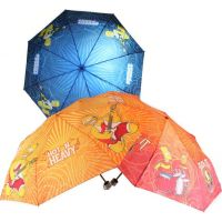Deštník Simpsonovi skládací oranžový 4