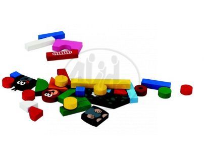 Detoa 13330 - Magnetické puzzle Krtek