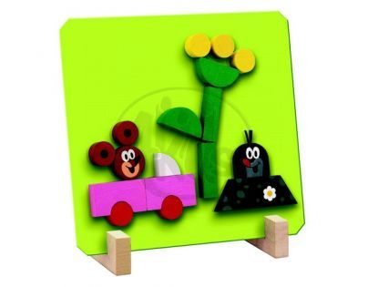 Detoa 13330 - Magnetické puzzle Krtek