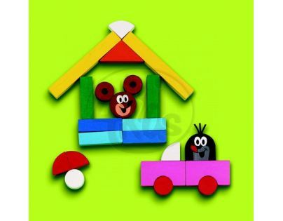 Detoa 13330 - Magnetické puzzle Krtek
