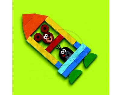 Detoa 13330 - Magnetické puzzle Krtek