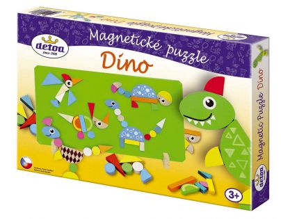 Detoa Puzzle magnetické Dino 44 dílků