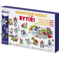 Detoa Magnetické puzzle rytíři 3