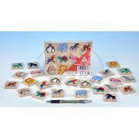 Pexeso ZOO dřevo 24 ks v krabičce (Detoa 105) 2