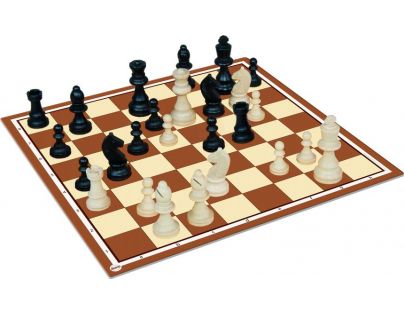 Detoa Šachy a dáma dřevěné provedení