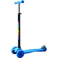 Dětská tříkolová koloběžka svítící  - sv.modrá - Poškozený obal