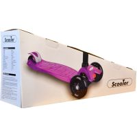 Dětská tříkolová koloběžka svítící  - sv.modrá - Poškozený obal 2