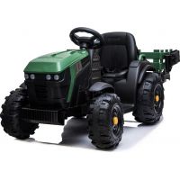 Made Dětský elektrický traktor s přívěsem 12V dva motory MP3 2