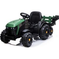 Made Dětský elektrický traktor s přívěsem 12V dva motory MP3 3