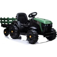 Made Dětský elektrický traktor s přívěsem 12V dva motory MP3 5
