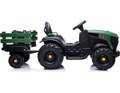 Made Dětský elektrický traktor s přívěsem 12V dva motory MP3