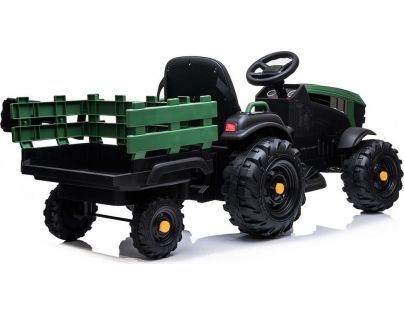 Made Dětský elektrický traktor s přívěsem 12V dva motory MP3