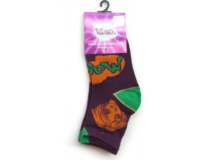 Dětské ponožky Witch vel. 31 - 34 fialové