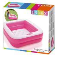Intex 57100 Dětský bazének čtverec růžový - Poškozený obal 3