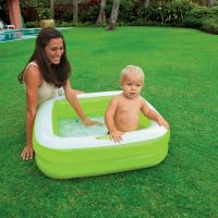 Intex 57100 Dětský bazének čtverec - Zelená 85 x 85 x 23cm 2