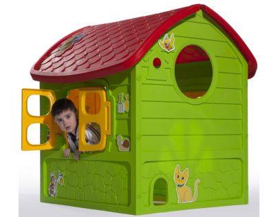 Dětský domeček na zahradu s obrázky Zelená