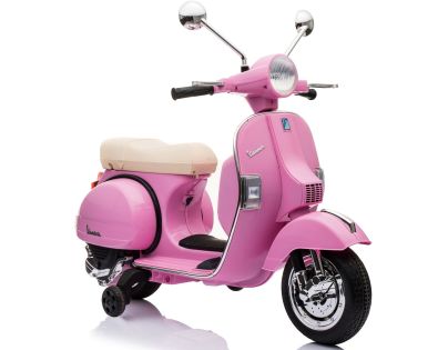 Dětský elektrický skútr Vespa PX150 růžový