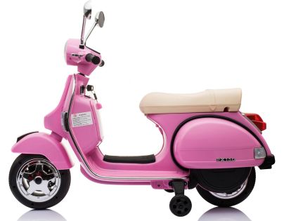 Dětský elektrický skútr Vespa PX150 růžový