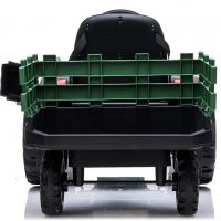 Dětský elektrický traktor s přívěsem 12V dva motory MP3 - Poškozený obal 6