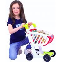 Rappa Dětský nákupní vozík s českým zbožím a plastovými potravinami 3